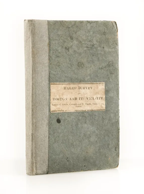 A Survey of Boston and its Vicinity; ... with a short topographical sketch of the country. The whole taken from actual survey and lineal measure in the years 1818, 1819, and 1820. ...