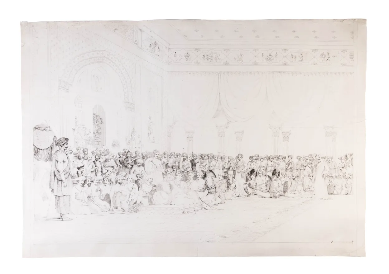 Durbar at Poonah, August 6, 1790.