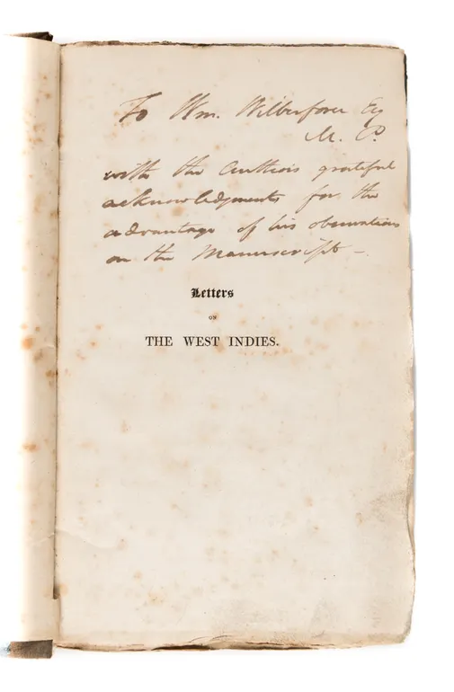 Letters on the West Indies.