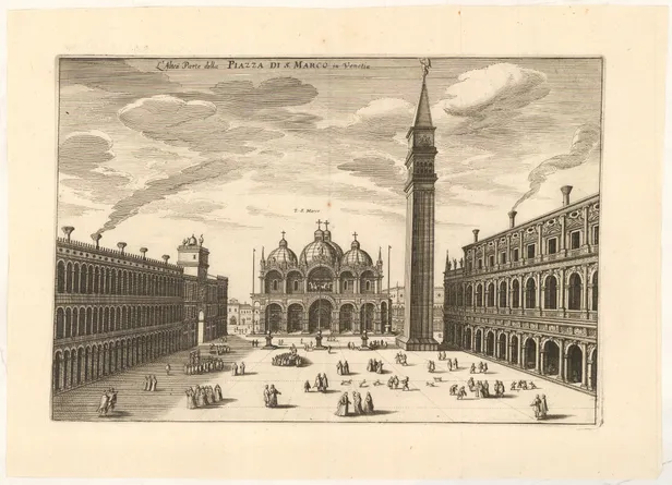 L'Altea Parte delle Piazza de S. Marco di Venetia.