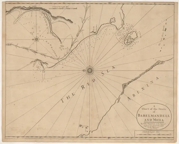 A Chart of the Straits of Babelmandell and Moha. By John Thornton ...