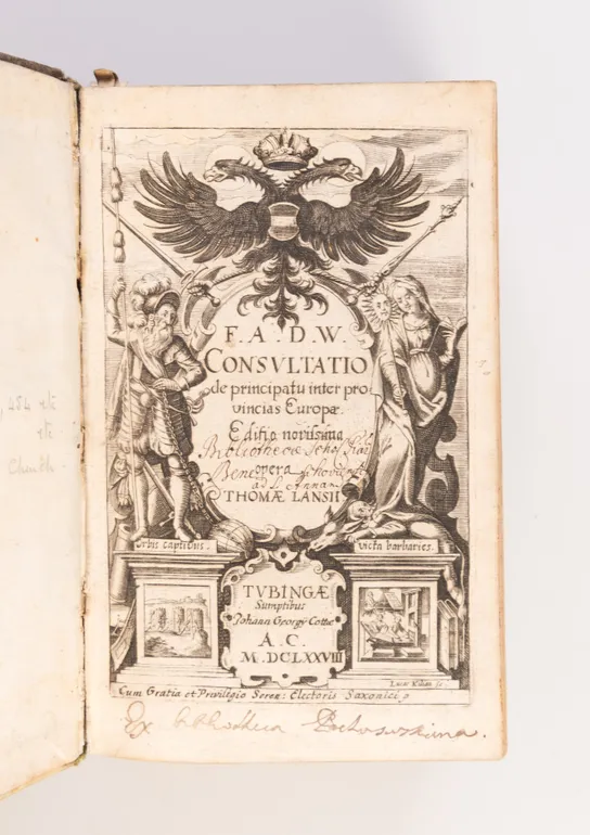 Consultatio de principatu inter provincias Europae.