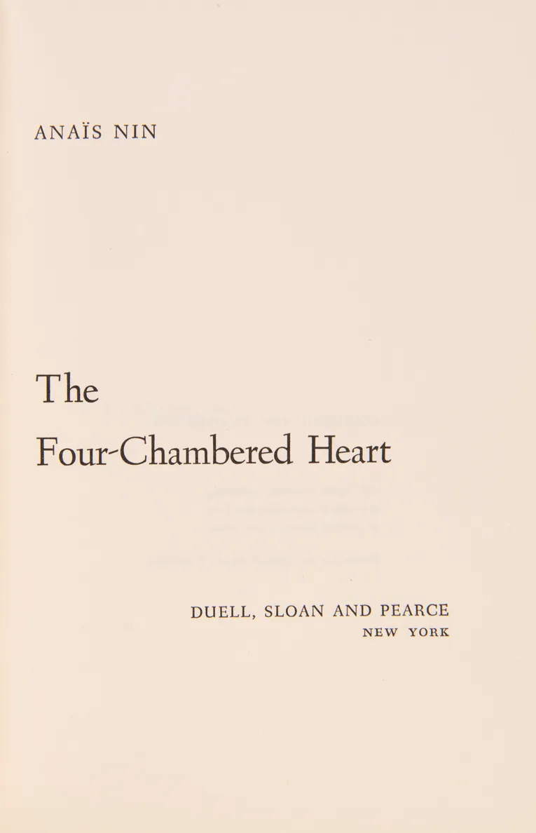 The Four-Chambered Heart.
