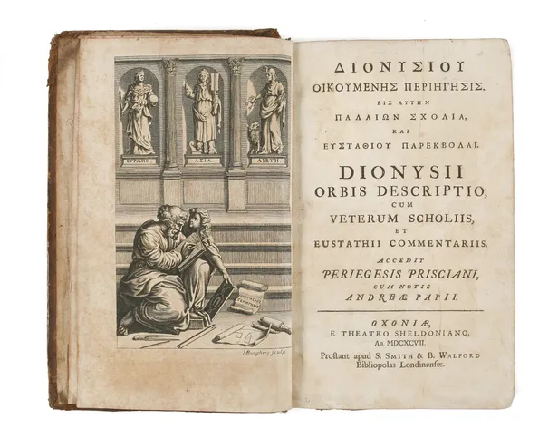 Dionysiou Oikoumenes Periegesis. Eis auten palaion scholia, kai eustathiou parekbolai. Dionysii Orbis Descriptio ...