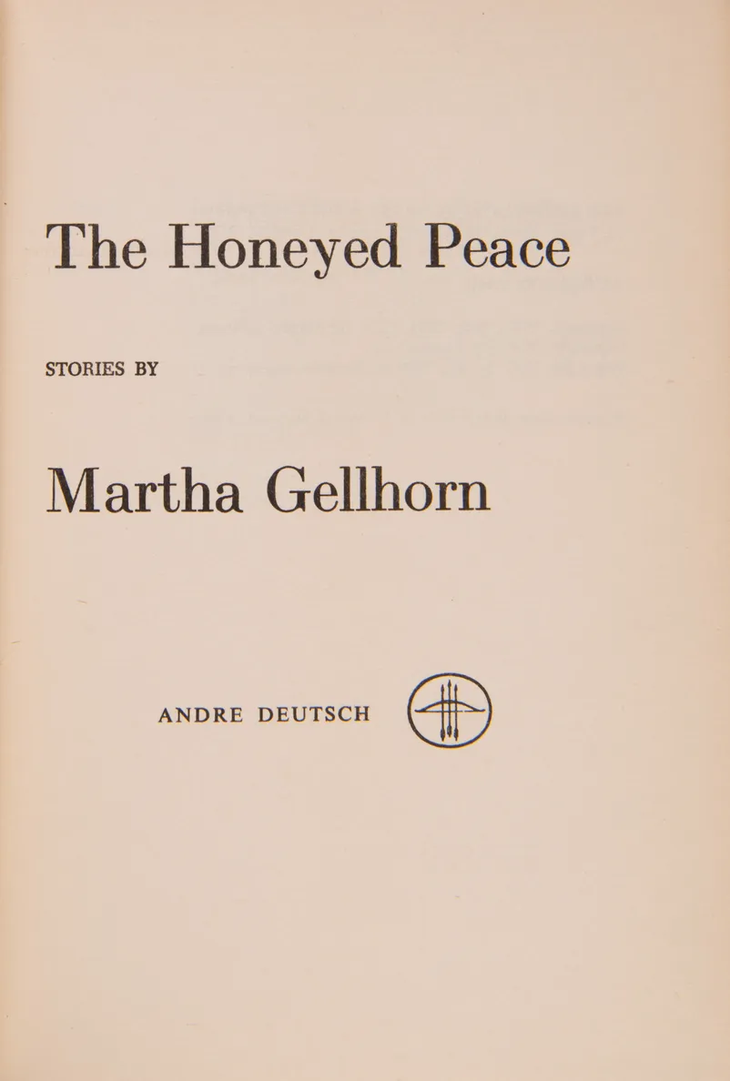 The Honeyed Peace.