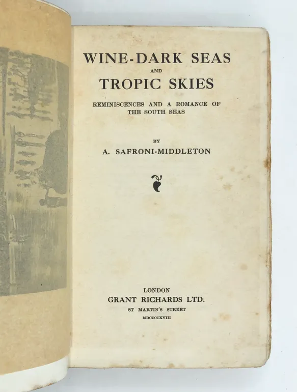 Wine-Dark Seas and Tropic Skies