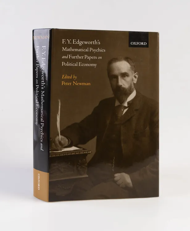 F.Y. Edgeworth: Mathematical Psychics and Further Papers on Political Economy.