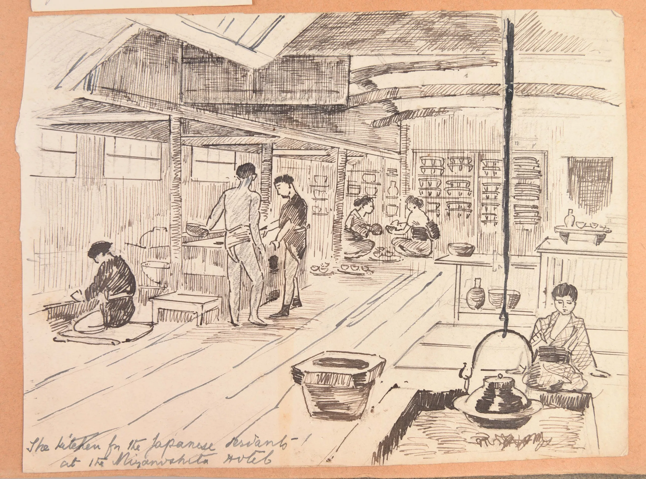 Four large albums of watercolours, photographs and ephemera.