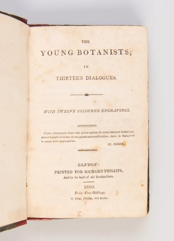 The Young Botanists; in Thirteen Dialogues.