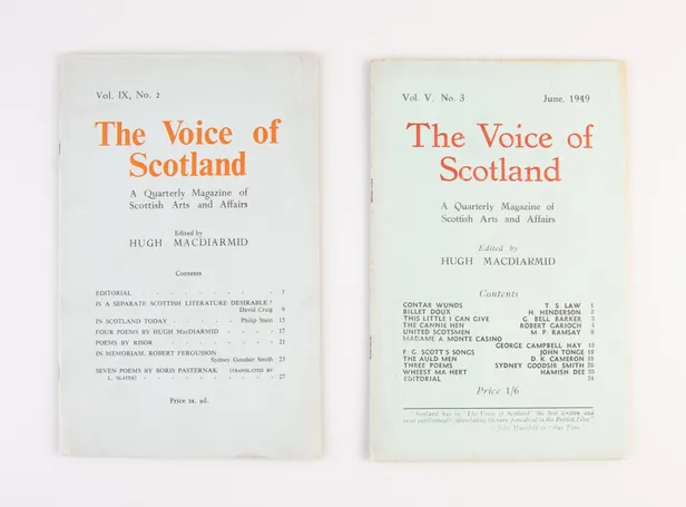 The Voice of Scotland. A Quarterly Magazine of Scottish Arts and Affairs.