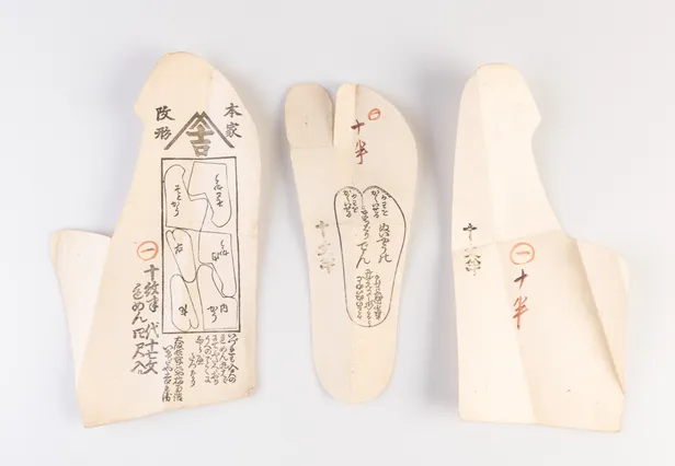 [Tabi shoe sewing guides]