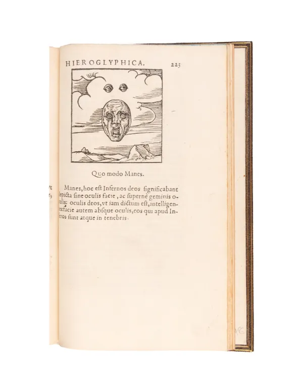 (Title in Greek, then:) De sacris notis & sculpturis duo.
Paris, Jacob Kerver (colophon: G. Morel),