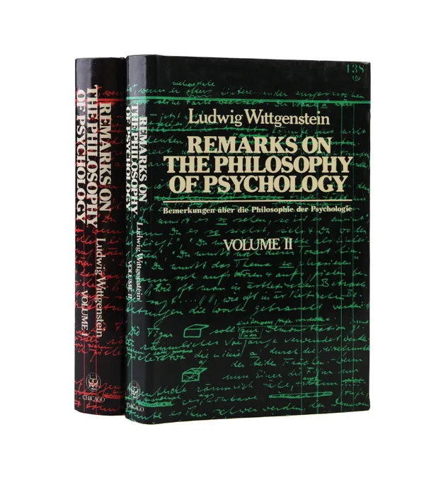 Remarks on the Philosophy of Psychology; Bemerkungen über die Philosophie der Psychologie.