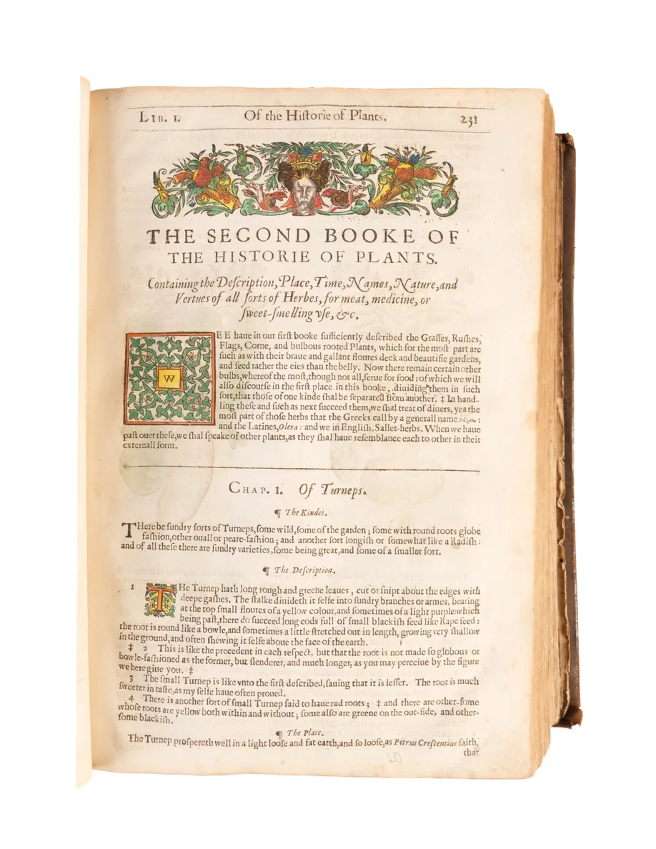 The Herball or Generall Historie of Plantes.