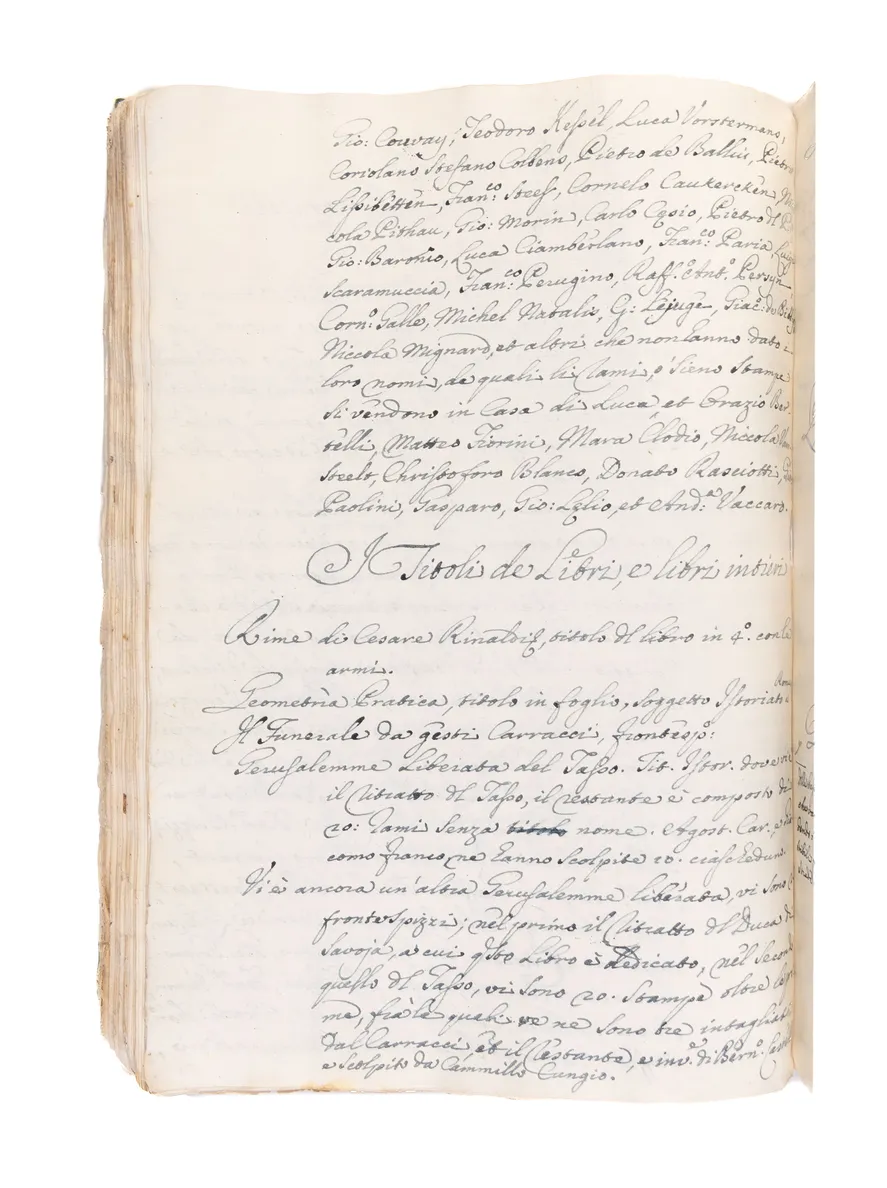 [Manuscript on paper] Trattato della noblissima arte (calcografica) incisoria