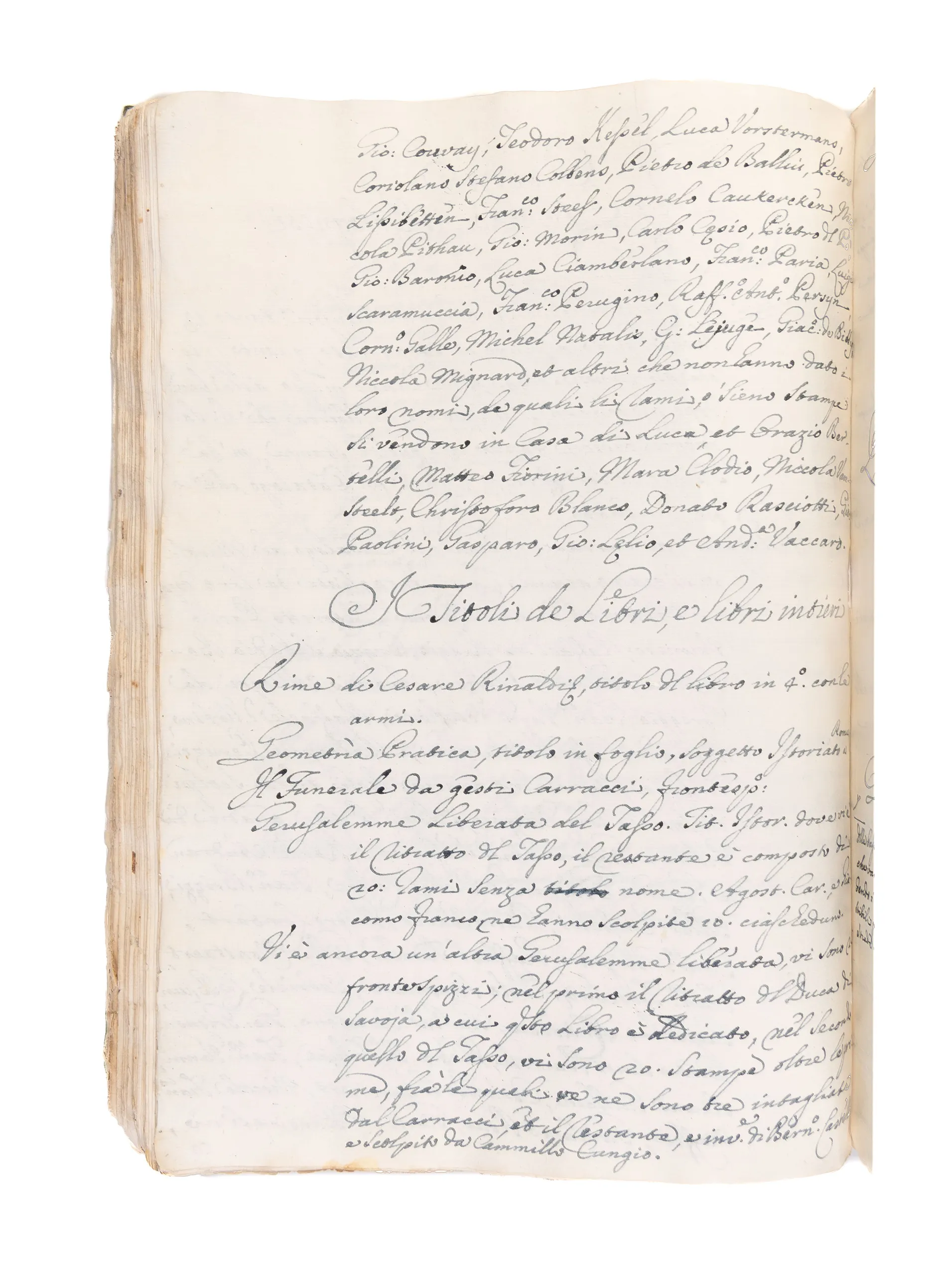 [Manuscript on paper] Trattato della noblissima arte (calcografica) incisoria