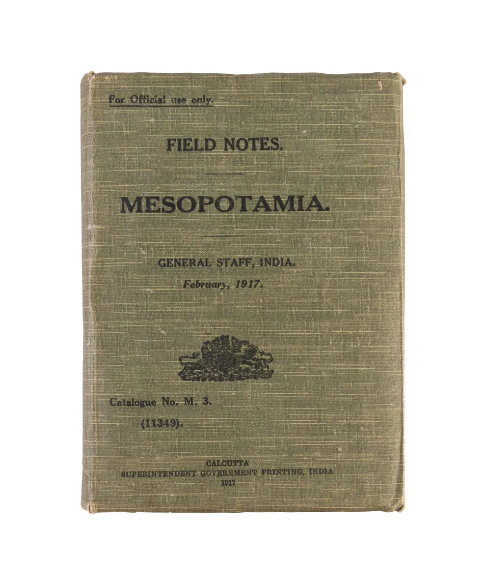 Field Notes. Mesopotamia. February, 1917. Catalogue No. M.3. (11349).