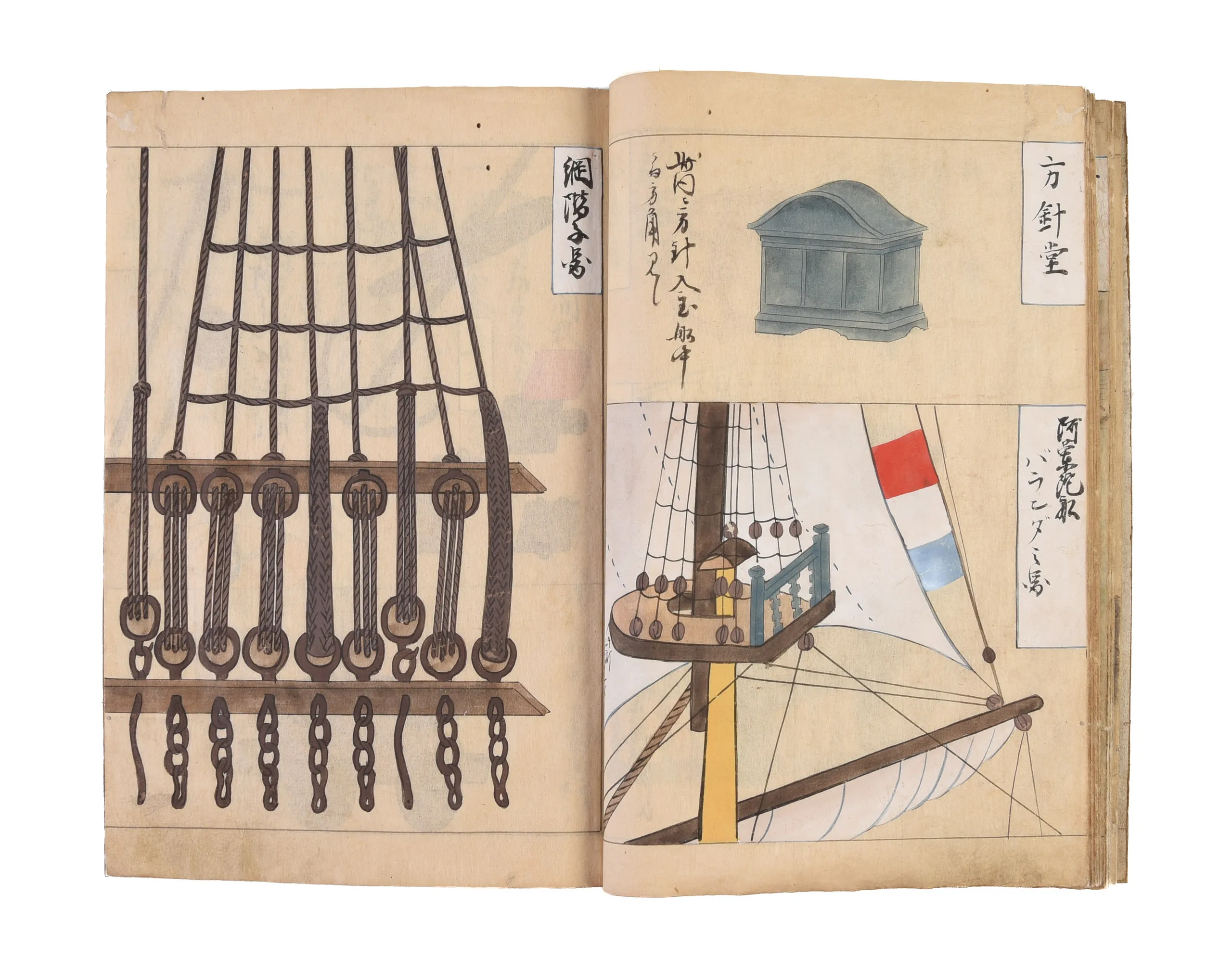 Nagasaki hyosho zu - Karafune hyosho zu. [Illustrated record of Nagasaki - Illustrated record of Chinese Ships].