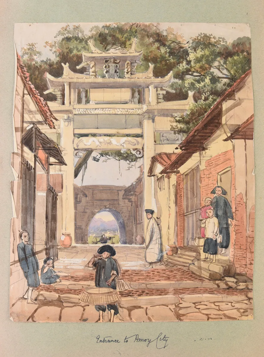 Four large albums of watercolours, photographs and ephemera.