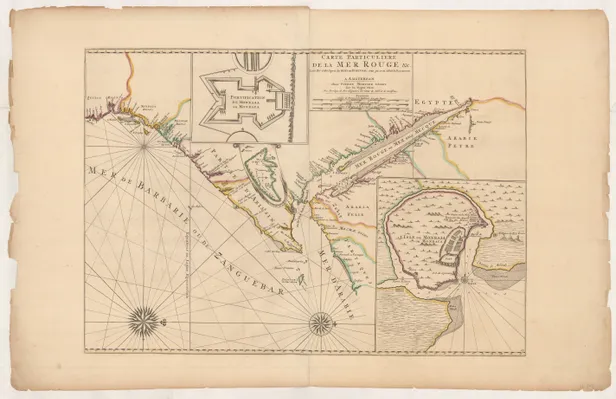 Carte Particuliere de la Mer Rouge &c. Levée par Ordre Expres des Roys de Portugal sous qui on en a Fait la Decouverte. ...