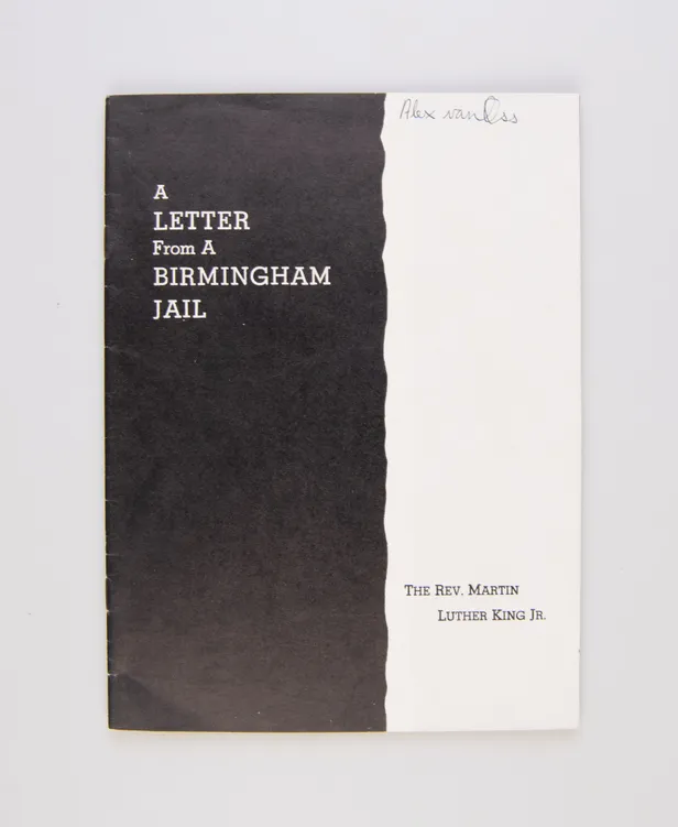 Letter from a Birmingham Jail.