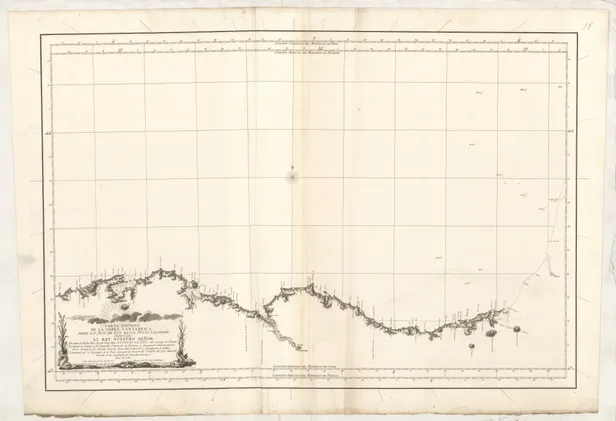 Carta Esferica de la Costa de Cantabria desde San Juan de Luz hasta Punta Calderon ...
