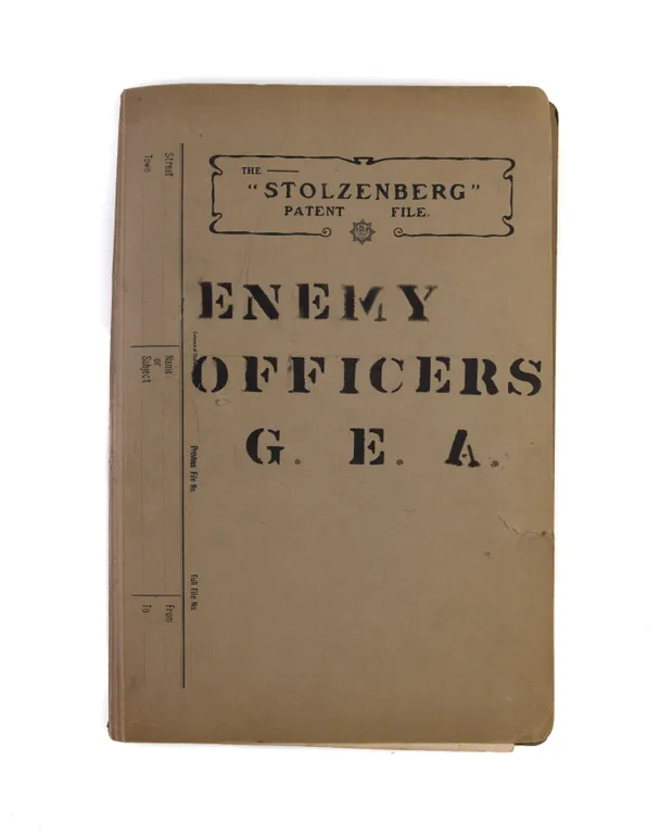 Intelligence Supplement No. 3 [Plus revisions: No. 5, No. 7, No. 10] - Notes on the Officers serving with the Enemy Forces in German East Africa.