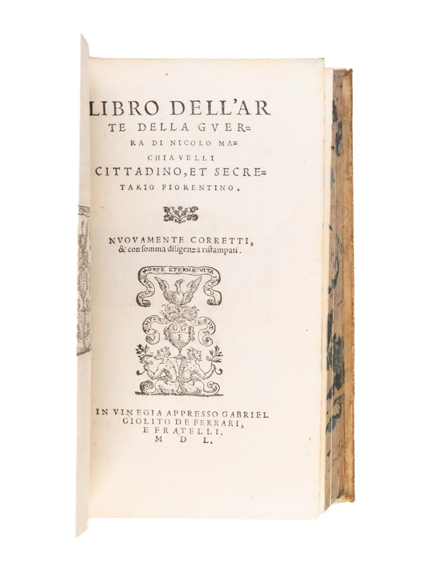 Historie de nicolo machiavelli, cittadino, et Secretario Fiorentino.