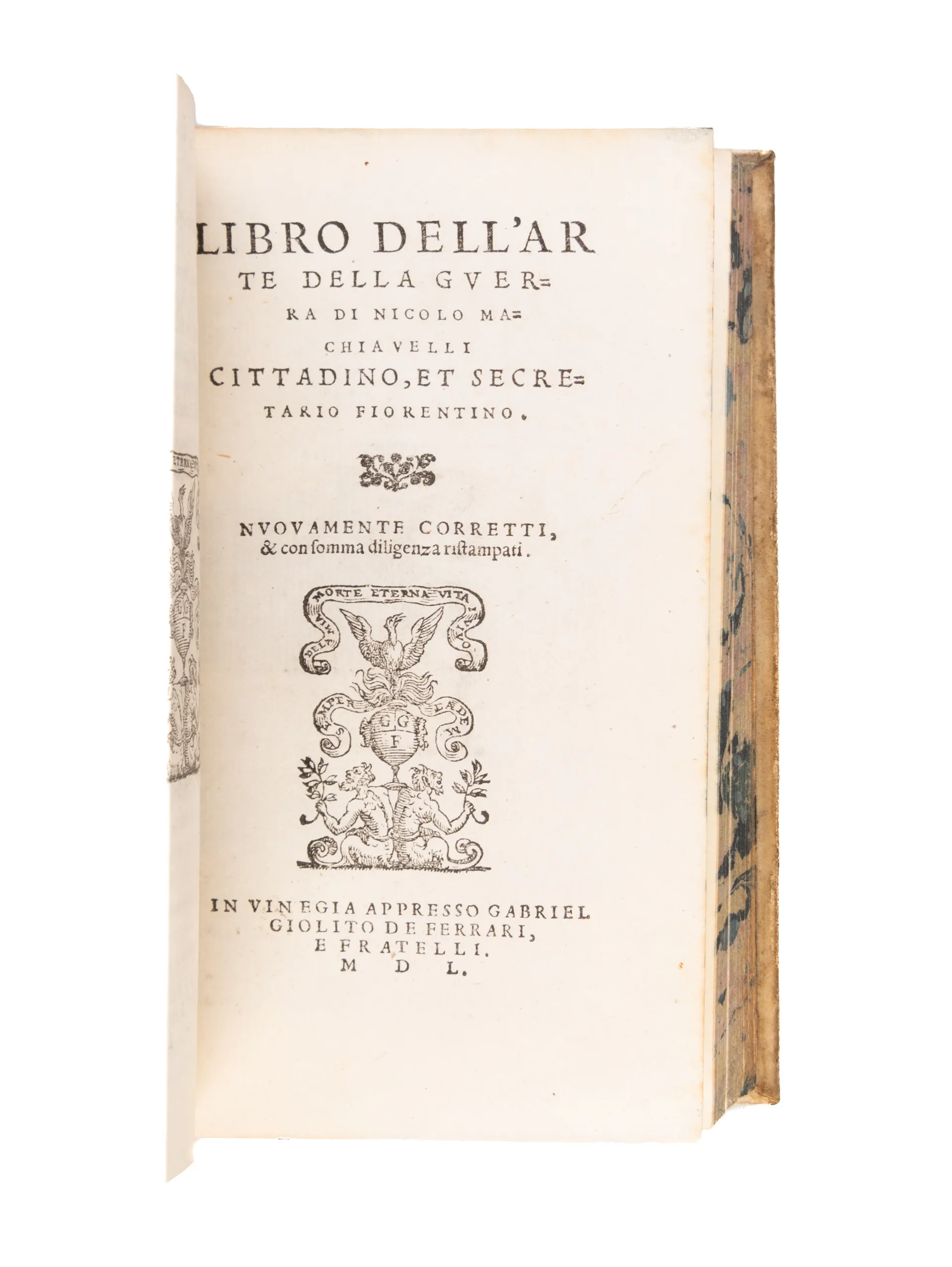 Historie de nicolo machiavelli, cittadino, et Secretario Fiorentino.