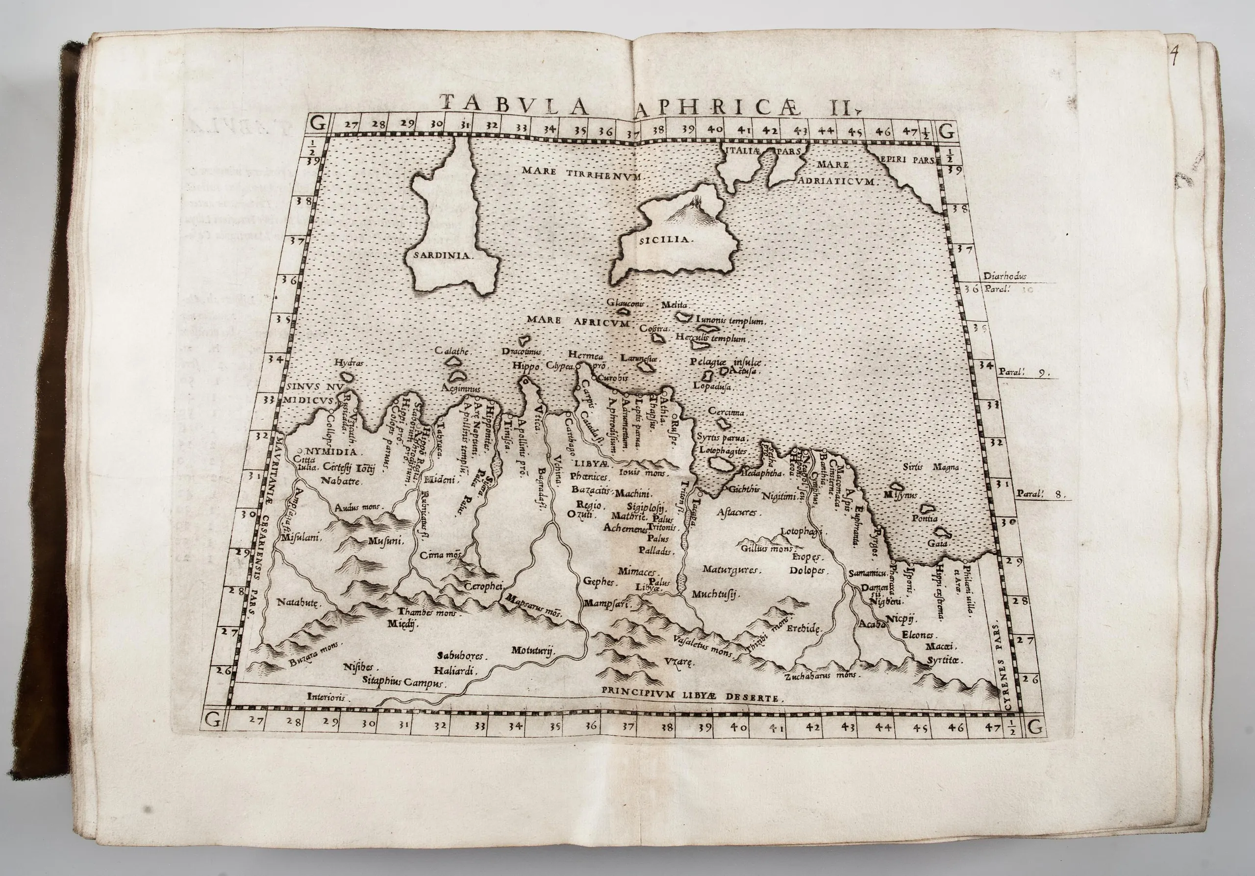 Geographia Cl. Ptolomaei Alexandrini olim a Bilibaldo Pirckheimerio traslata, ... Tabulæ XXVII, nempe antiquæ, & reliquæ nouæ, quæ totam continent terram, nostræ, ac Ptolemæi ætati cognitam ...