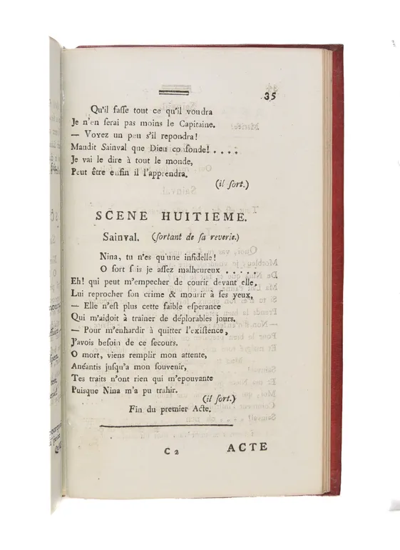 Lali et Sainval drame en trois actes en vers libres, représenté pour la premieré fois par les Comediens François de S. M . l'Imperatrice de toutes les Russies. Le 20 de Juin