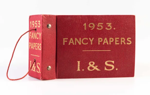Fancy Papers [Mid-century decorated paper sample book]