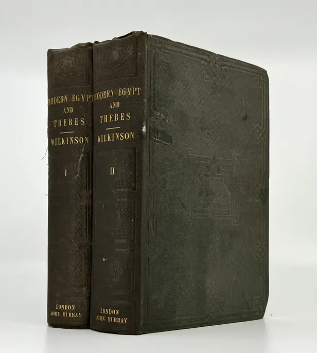 Modern Egypt and Thebes: Being a Description of Egypt; Including the Information required for Travellers in that Country.