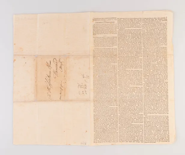 Democrat Extra: July 21, 1812. Prompt Patriotism. At a convention of republican delegates ... The following report and resolutions, were unanimously adopted ...