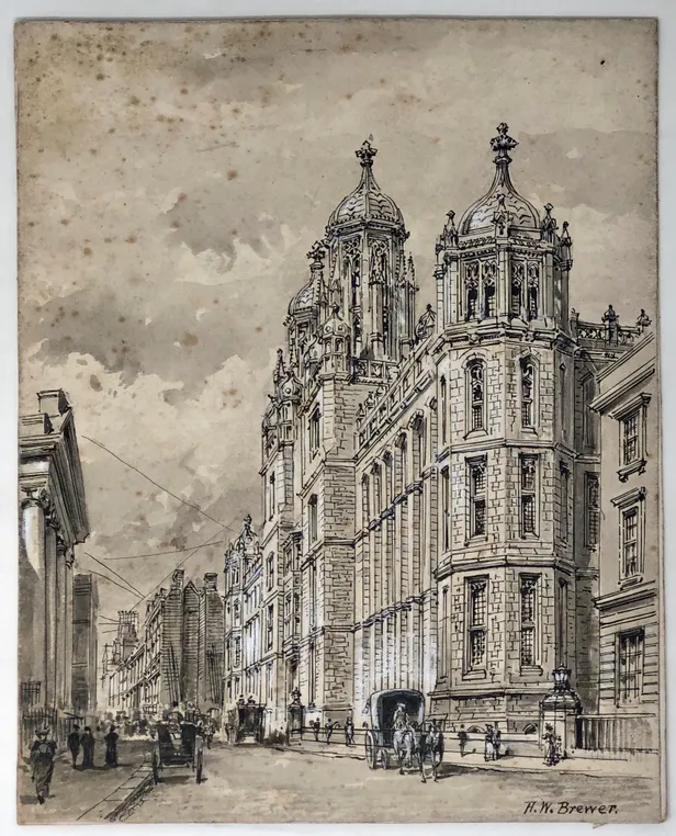 Series of Views of the Public Records Office, Chancery Lane.