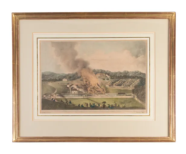 The Destruction of Roehampton Estate in the Parish of St. James's in January 1832.