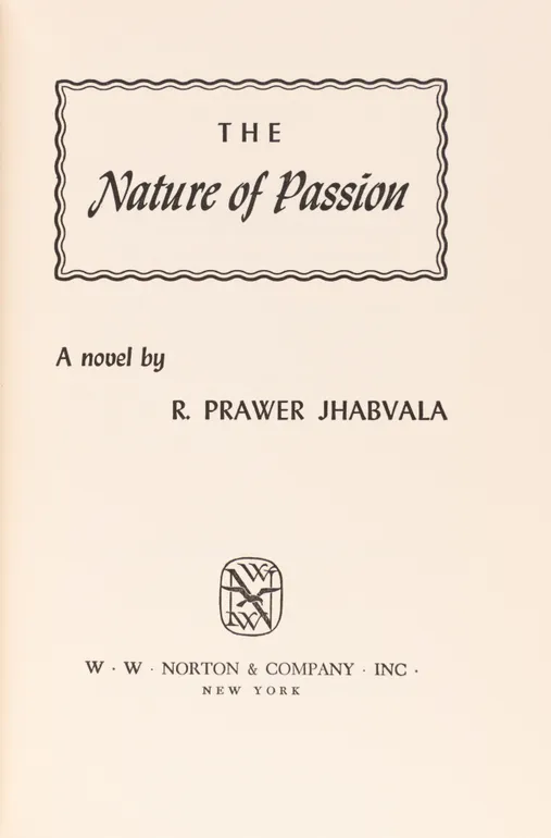 The Nature of Passion.