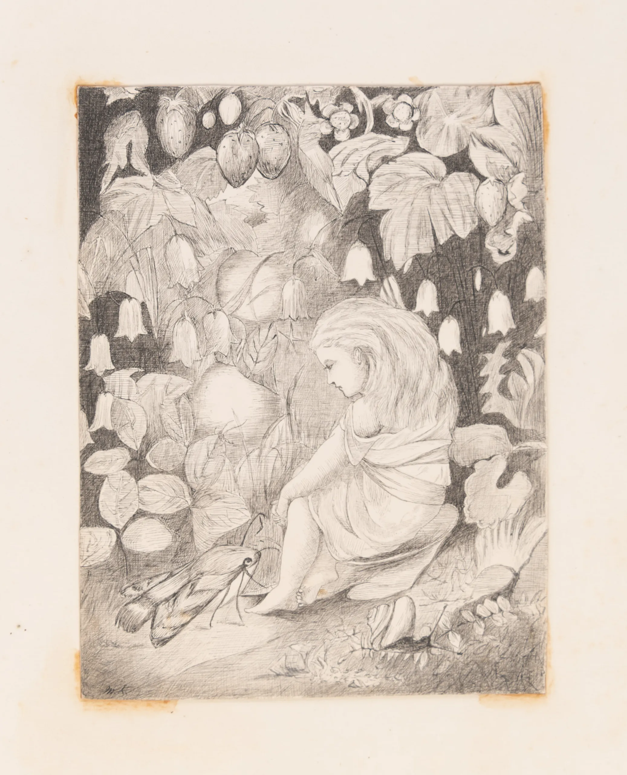 Album of whimsical drawings, late 19th century,