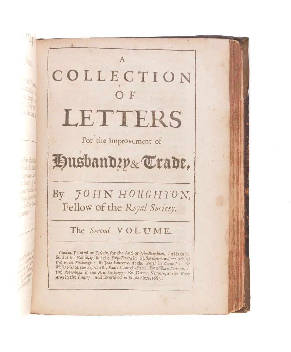 A Collection of Letters for the Improvement of Husbandry & Trade.