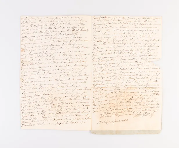 A collection of printed documents and an ALS related to John Dinely's search for a wife.