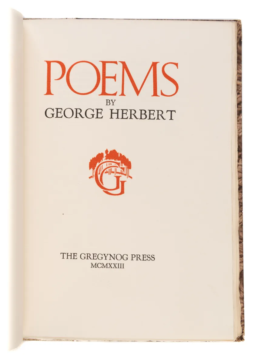 The Poems of George Herbert.