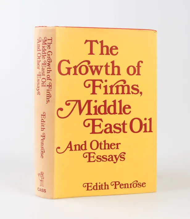 The Growth of Firms, Middle East Oil and Other Essays.