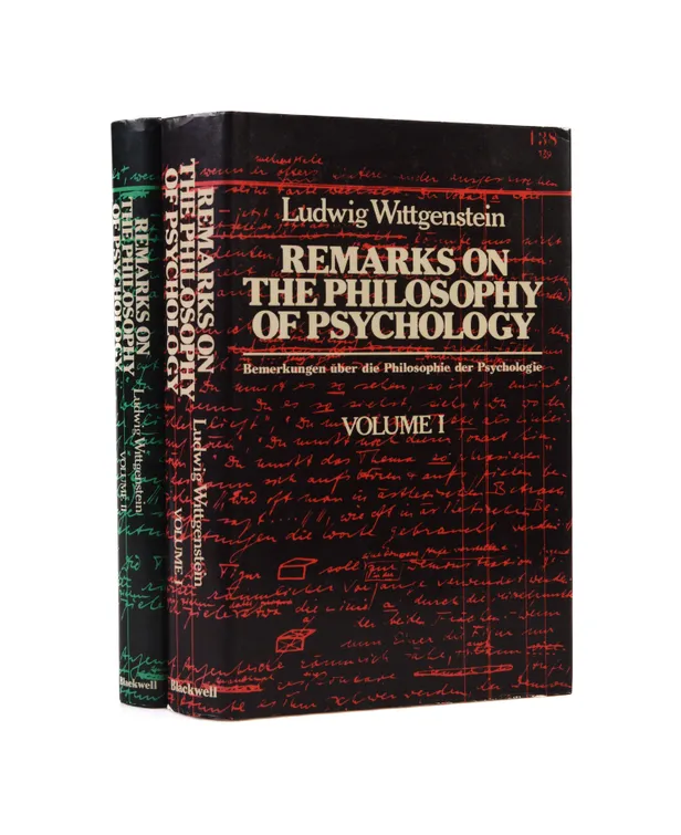 Remarks on the Philosophy of Psychology; Bemerkungen über die Philosophie der Psychologie.