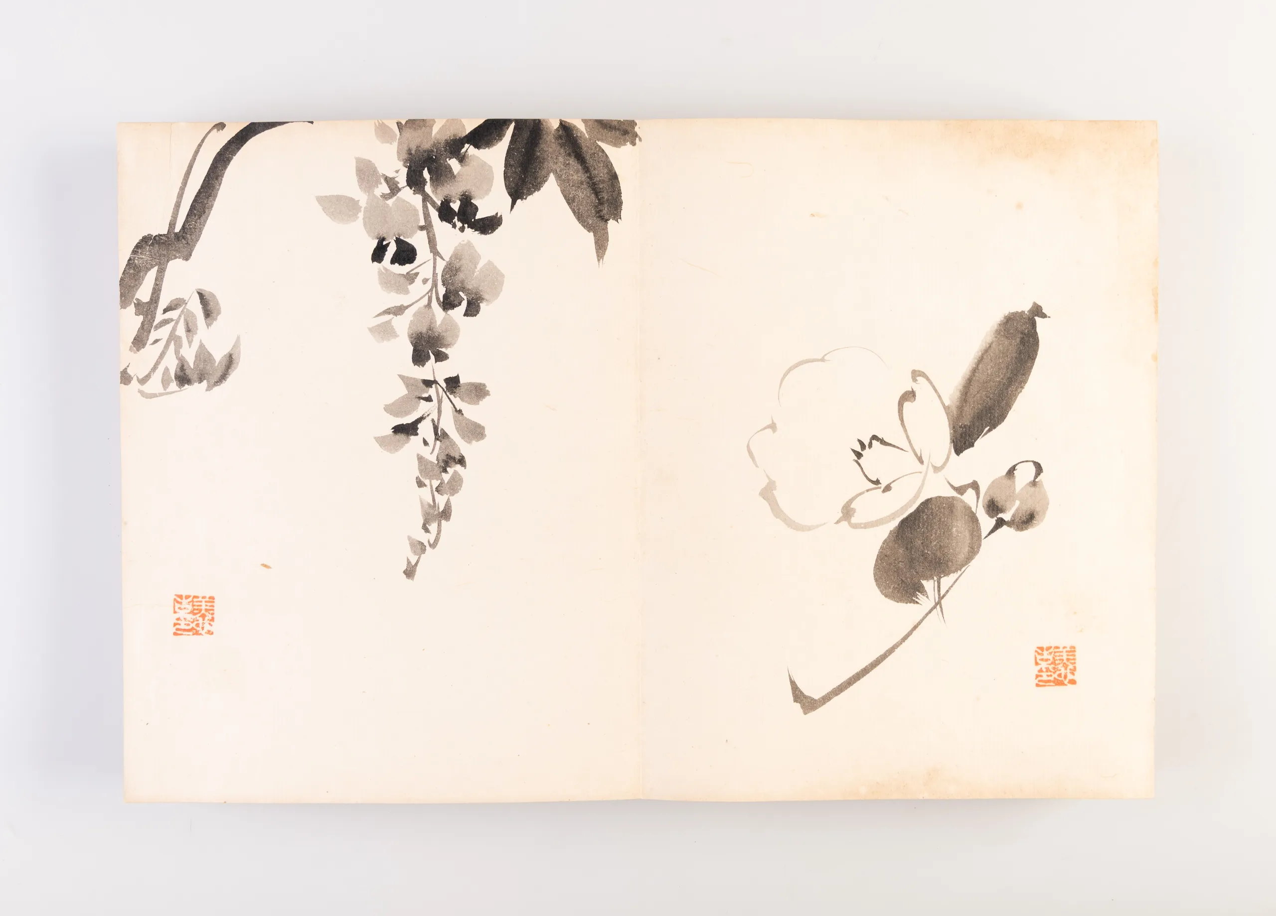 [A collection of three albums of inban ceramic transfer papers]