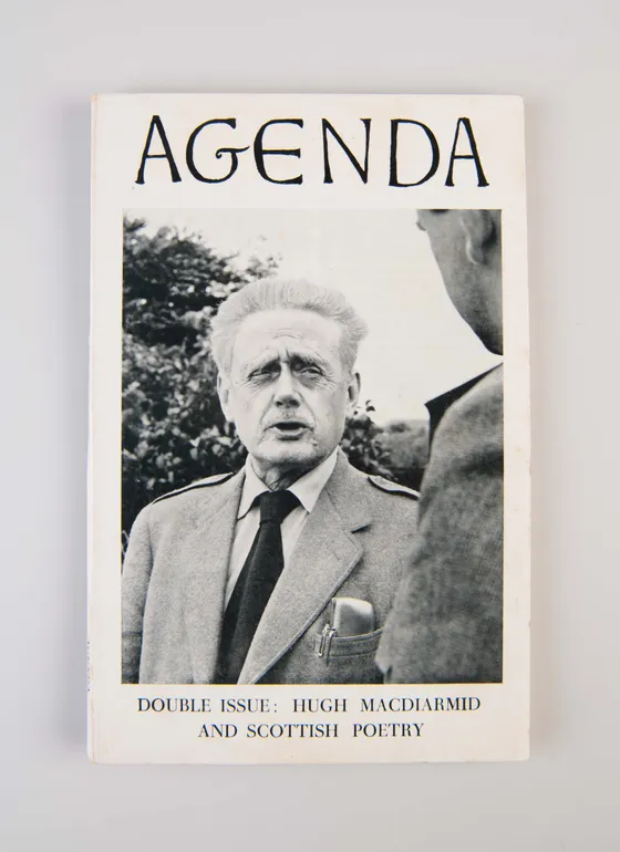 Agenda. Double Issue: Hugh MacDiarmid and Scottish Poetry.