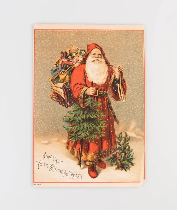 Father Christmas trade card
