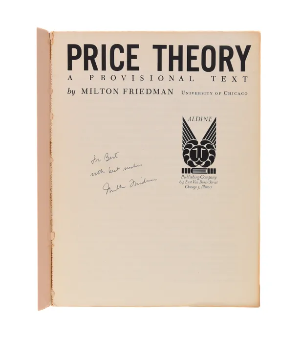 Price Theory. A Provisional Text.