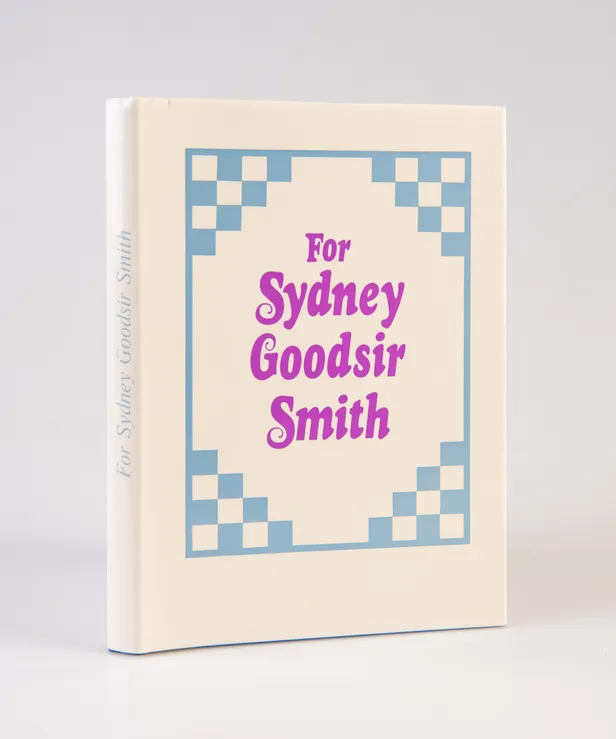For Sydney Goodsir Smith.