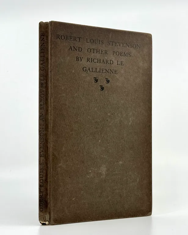Robert Louis Stevenson an Elegy and Other Poems Mainly Personal.