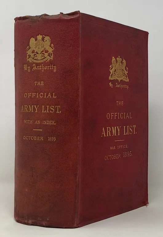 The Official Army List for the Quarter ending 30th September, 1895.